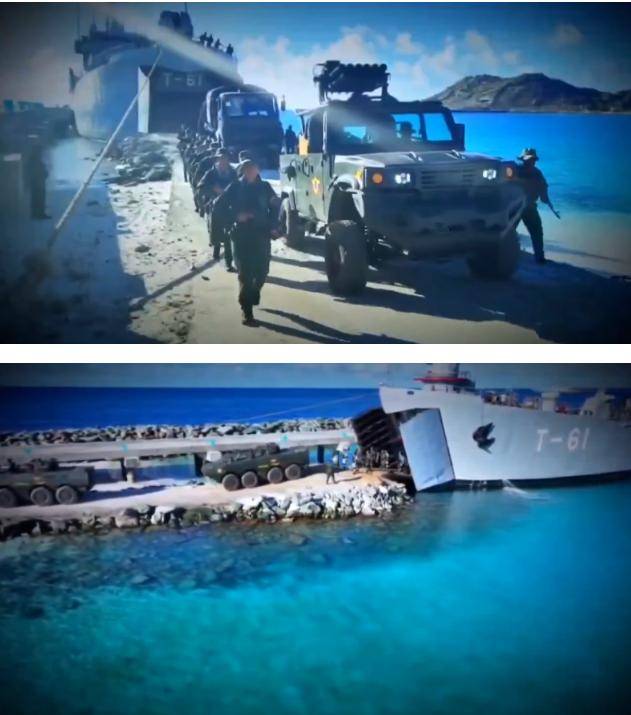 C-802导弹上岛，中式装甲大军随时开打，美军6架死神逼近委内瑞拉