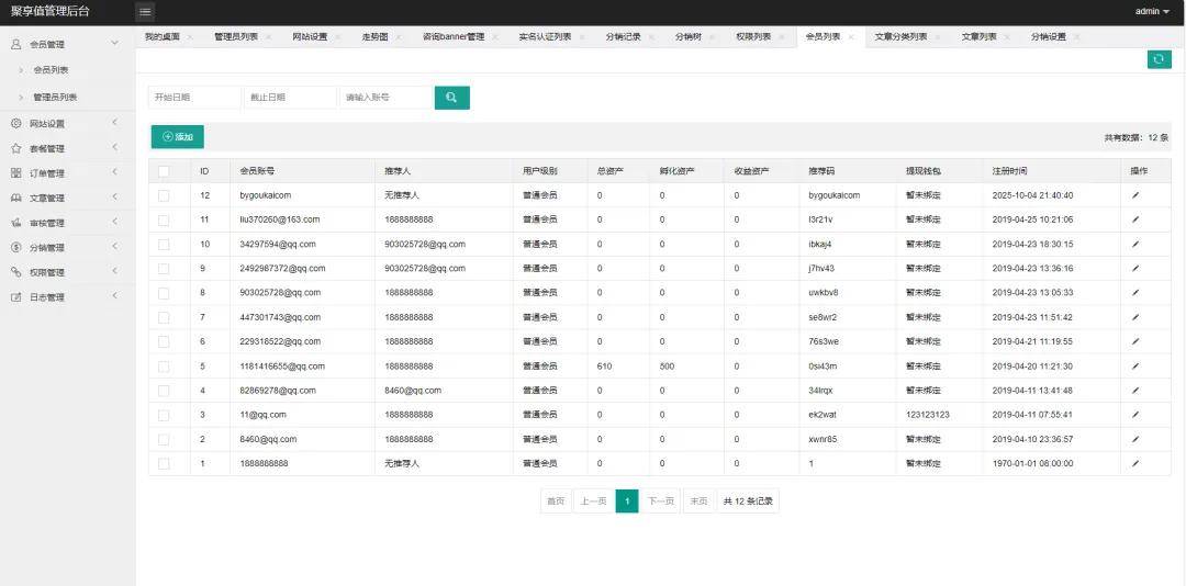 聚享值虚拟币养成+算力节点源码/带文本教程，白嫖的免费源码！